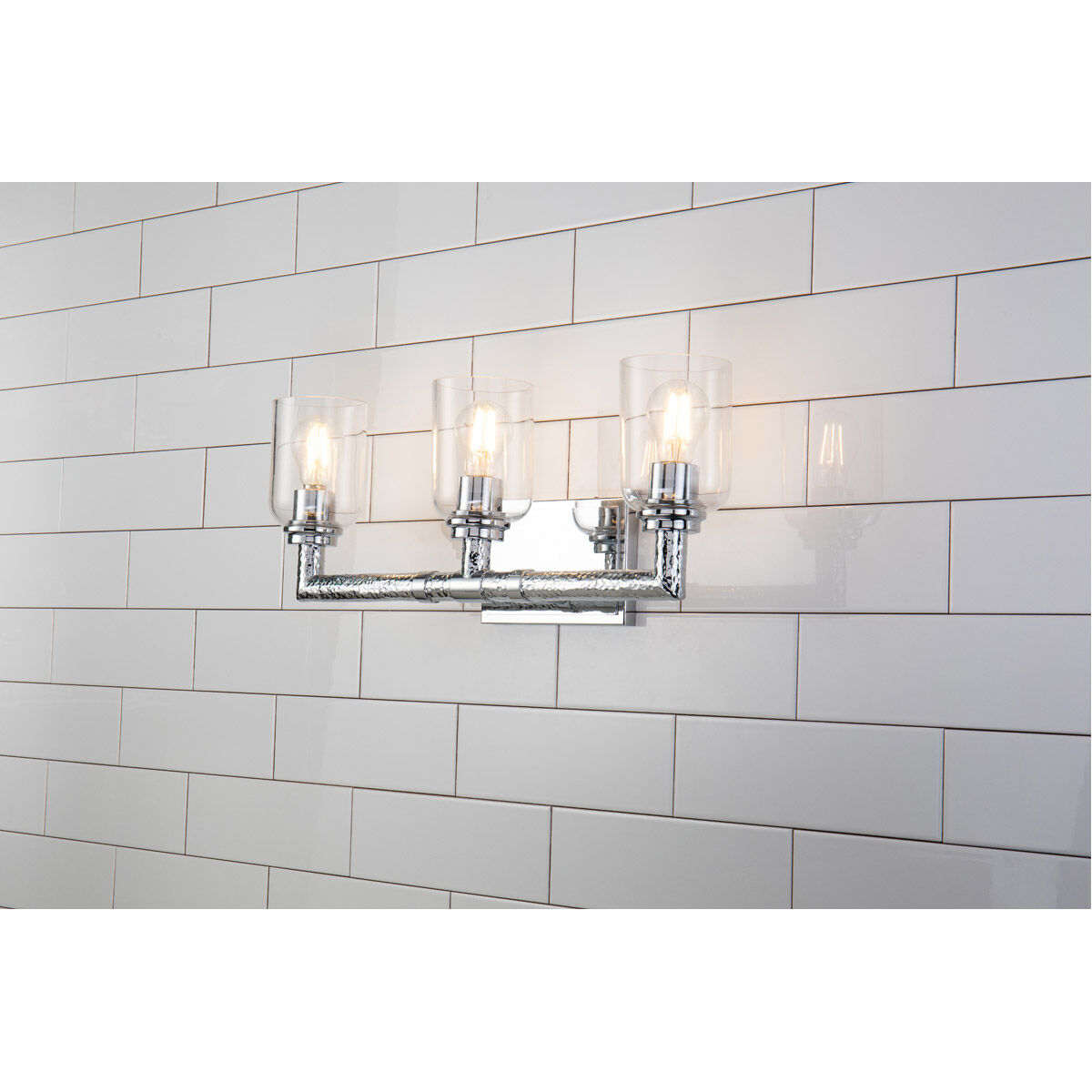 Rampart 3 Light 24 inch PC Bath Light Wall Light